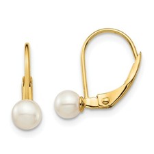 14k or Jaune 4.5mm Fw Perle de