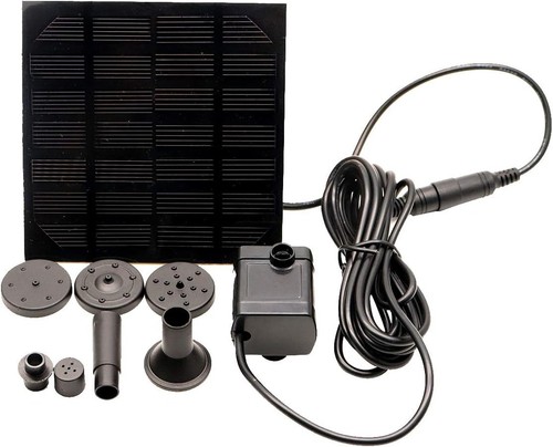 Solar fountain panel water - panel,