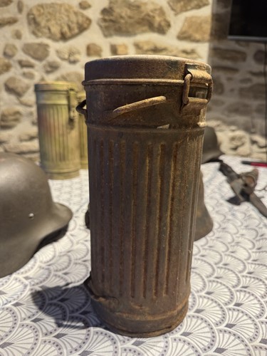 Boitier masque gaz allemand - gaz,