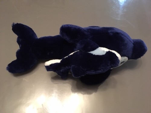 Peluche doudou dauphin - peluche,