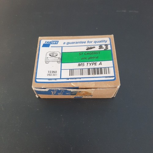 23x ecrou cage - ecrou, zinc