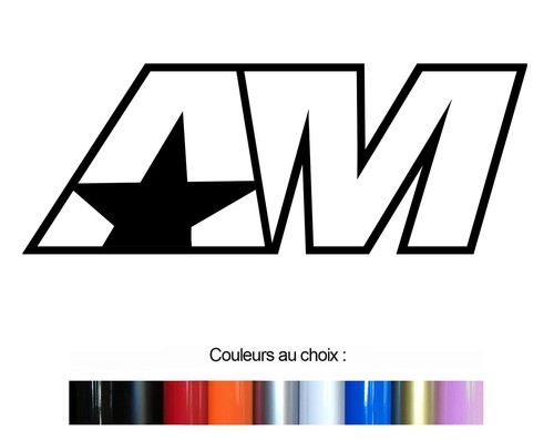 American muscle car - am, logo