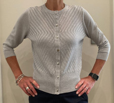 *** GILET ARGENTÉ CACHÉ T. MEDIUM ÉTAT NEUF ***