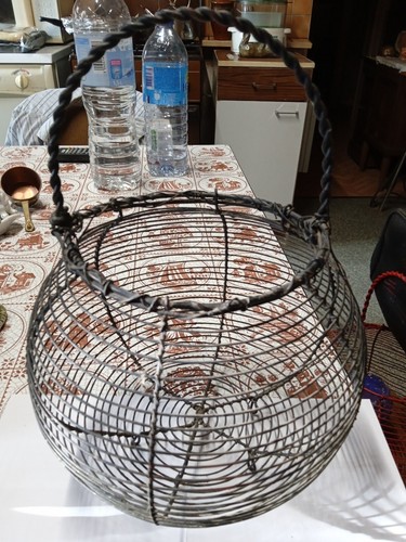 Panier oeufs fil fer - fer,