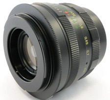 ⭐SERVICED⭐ =KMZ= HELIOS 44m Soviet USSR Lens M42 +Adapt. Canon EOS EF Mount 44-2