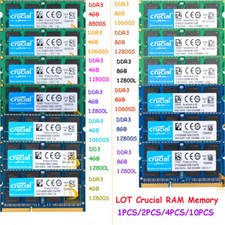 Crucial 2RX8 8GB 4GB DDR3L
