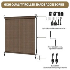 Manivelle de store portable, pièce de rechange pour balcon, terrasse et