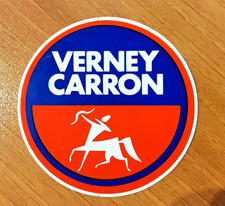 autocollant ancien VERNEY