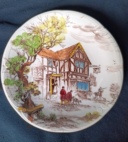 Assiette faïence gien - faïence,