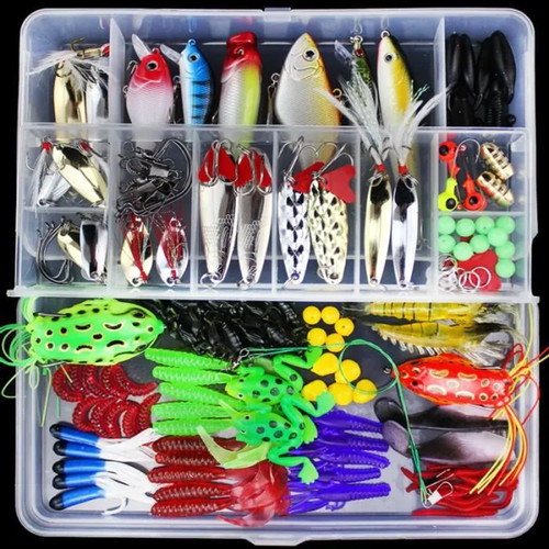 Kit leurre pêche 141pcs durs - leurre,