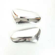 Paire protection fourche biellette pour scooter Peugeot 80 SC 004888XK Chromé