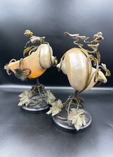 Grands nautiles XIXème objets d'exception monture métal