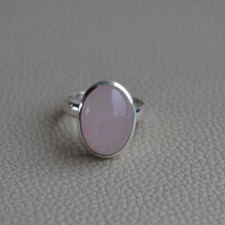 Beau Rose Quartz Gemme 925