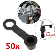50pcs Rubber Car Brake Bleeder Screw Cap Grease Nozzle Oil Drain Dust Cover 8mm