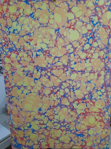 Papier marbré cuve de - marbré,