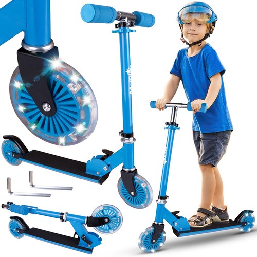 Trottinette pliable roues led - trottinette,