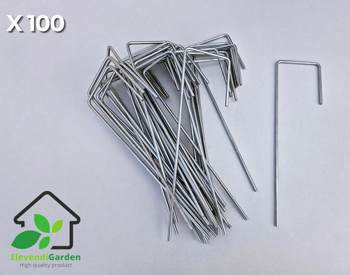 100 piquets fixation pour - 100,