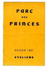 Programme du PARC DES PRINCES Arrivée du 22e GP des Nations 1957