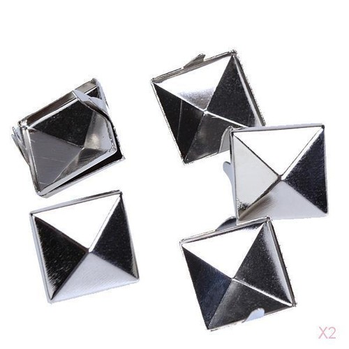 200pcs 12mm pyramide clous - pyramide,