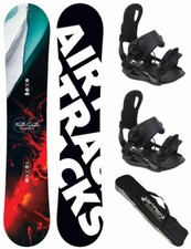 Set de Snowboard AIRTRACKS Planche NS 4 + Fixation Étoile Ou Master + Sac / 150