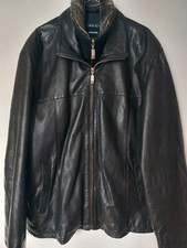 Belle Parkas  veste3/4 Milestone en Cuir  d'agneau NOIRE. TBE. T :  54 ou xL
