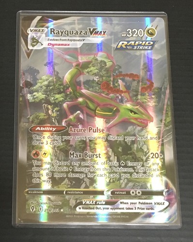 Pokémon jumbo card rayquaza - pokémon,