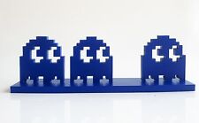 sculpture PACMAN bleu Fantomes