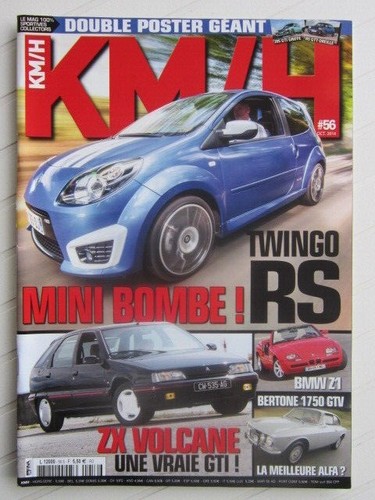 56 twingo rs zx - km/h,