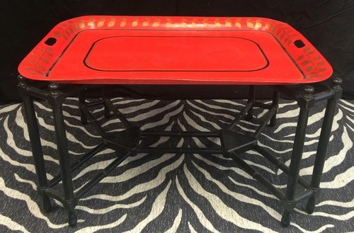 Chinoiserie red lacquer leaf - lacquer,