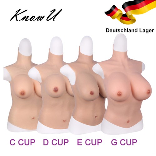 Demi corps faux seins silicone - faux,