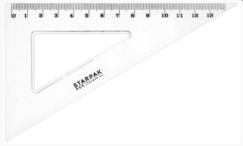 équerre 14cm règle - Équerre,