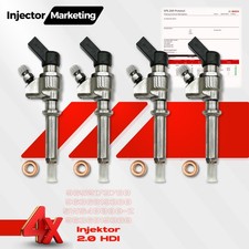 4x 9652173780 9636819380 Injecteur Siemens Injecteur Peugeot Citroen 2.0 HDi
