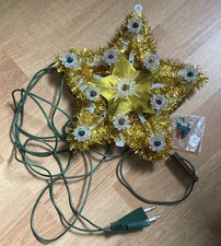 Vintage 80’s CIMIER Sapin Guirlande Électrique Lumineuse Diamants Déco NOËL 🎄