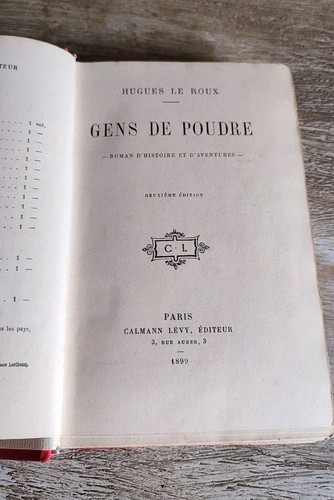 Livre ancien gens poudre - livre,