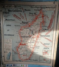Carte scolaire Indochine