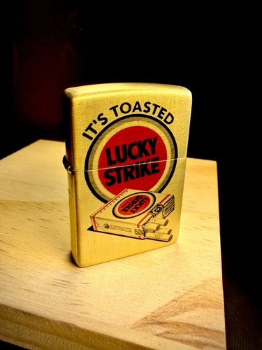 Lucky strike cigarette - strike, lighter