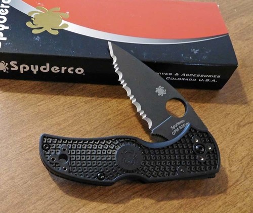 Spyderco new 41sbbk5 blk - spyderco,