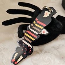 Porte-clés Vintage Collector  Xxl 140x42mm Sonia Rykiel France