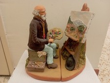  Rare : Le Peintre Paul Cézanne 30 Cm Paul Fouque santonnier Aix en Provence