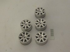 1:24 white metal 8-spokes