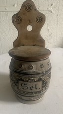 Tres Belle Boite à Sel En Gres Allemande Gesetzlich Geschutzt