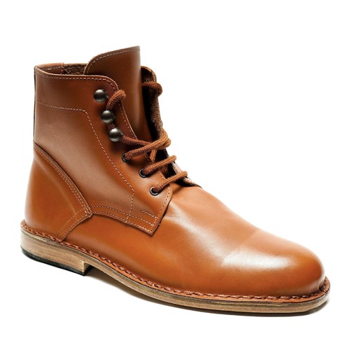 Bottines homme cuir - cuir, marron