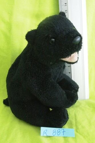 Peluche r887 ours - ours, noir