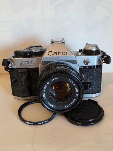 Canon program film - ae-1, camera