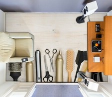 Salon de coiffure 3D 1151NA