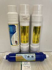 Kit De 4 Filtres Purificateur D'Eau Potable Osmose Inverse CAISSE ROUGE