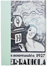 1927 Catalogue  TSF  SFER RADIOLA ... les nouveautes 1927