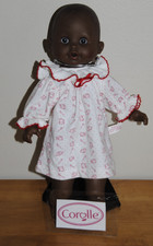 🤡Vetement COROLLE 30 Cm Robe Chemise de Nuit Blanc Rouge Habit Poupon Poupée