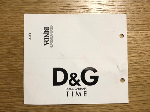 Dolce gabbana time - d&g, &