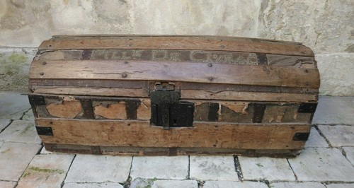 Rare malle voyage coffre - malle,